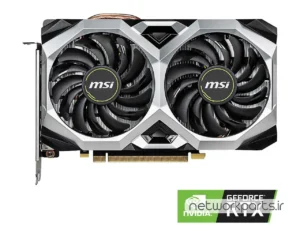 کارت گرافیکی ام اس آی (MSI) مدل RTX2060-VENTUS-XS-6G-OC پردازنده گرافیکی GeForce-RTX2060 حافظه 6 گیگابایت نوع GDDR6