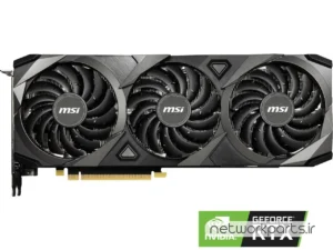 کارت گرافیکی ام اس آی (MSI) مدل RTX3080-VENTUS-3X-10G-OC پردازنده گرافیکی GeForce-RTX3080 حافظه 10 گیگابایت نوع GDDR6X