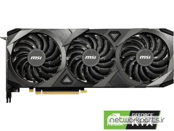 کارت گرافیکی ام اس آی (MSI) مدل RTX3080-VENTUS-3X-10G-OC پردازنده گرافیکی GeForce-RTX3080 حافظه 10 گیگابایت نوع GDDR6X