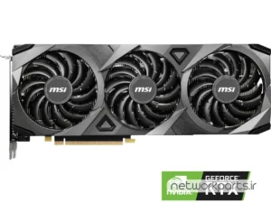 کارت گرافیکی ام اس آی (MSI) مدل RTX3070-VENTUS-3X-OC پردازنده گرافیکی GeForce-RTX3070 حافظه 8 گیگابایت نوع GDDR6