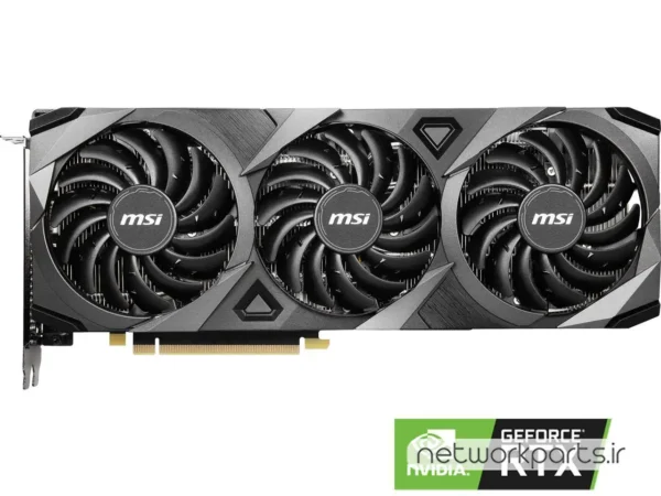 کارت گرافیکی ام اس آی (MSI) مدل RTX3070-VENTUS-3X-OC پردازنده گرافیکی GeForce-RTX3070 حافظه 8 گیگابایت نوع GDDR6