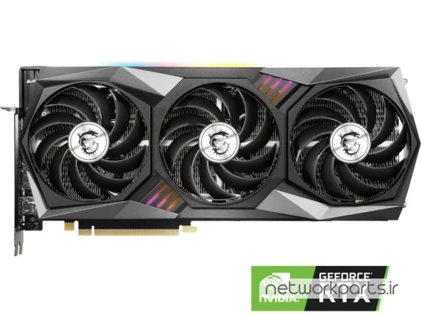 کارت گرافیکی ام اس آی (MSI) مدل RTX3070-GAMING-X-TRIO پردازنده گرافیکی GeForce-RTX3070 حافظه 8 گیگابایت نوع GDDR6