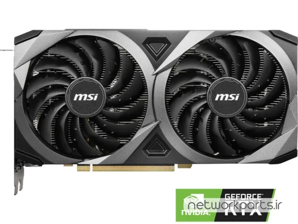 کارت گرافیکی ام اس آی (MSI) مدل RTX3070-VENTUS-2X پردازنده گرافیکی GeForce-RTX3070 حافظه 8 گیگابایت نوع GDDR6