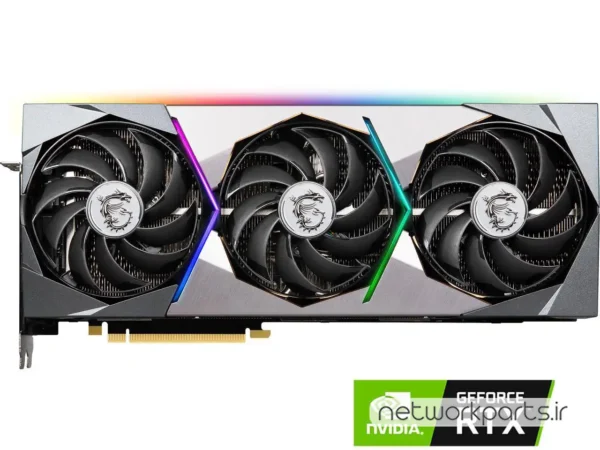 کارت گرافیکی ام اس آی (MSI) مدل RTX3080-SUPRIM-X-10G پردازنده گرافیکی GeForce-RTX3080 حافظه 10 گیگابایت نوع GDDR6X