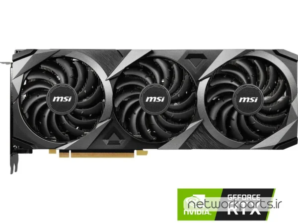 کارت گرافیکی ام اس آی (MSI) مدل RTX3080TI-VENTUS-3X-12G پردازنده گرافیکی GeForce-RTX3080Ti حافظه 12 گیگابایت نوع GDDR6X