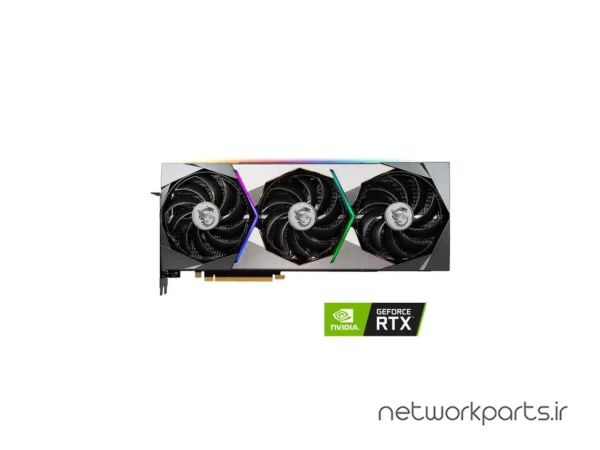 کارت گرافیکی ام اس آی (MSI) مدل RTX3070TI-SUPRIM-X-8G پردازنده گرافیکی GeForce-RTX3070Ti حافظه 8 گیگابایت نوع GDDR6X