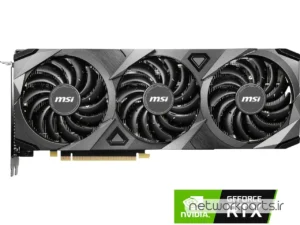 کارت گرافیکی ام اس آی (MSI) مدل RTX3070-Ventus-3X-8G-OC-LHR پردازنده گرافیکی GeForce-RTX3070 حافظه 8 گیگابایت نوع GDDR6