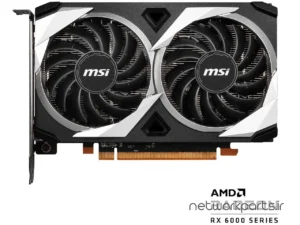 کارت گرافیکی ام اس آی (MSI) مدل RX6500-XT-MECH-2X-4G-OC پردازنده گرافیکی Radeon-RX6500XT حافظه 4 گیگابایت نوع GDDR6