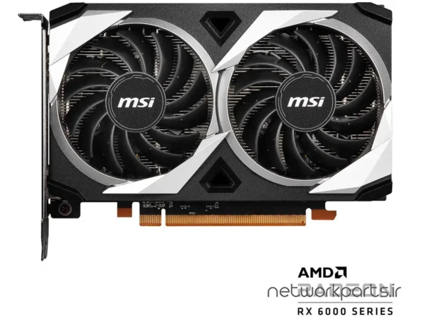 کارت گرافیکی ام اس آی (MSI) مدل RX6500-XT-MECH-2X-4G-OC پردازنده گرافیکی Radeon-RX6500XT حافظه 4 گیگابایت نوع GDDR6