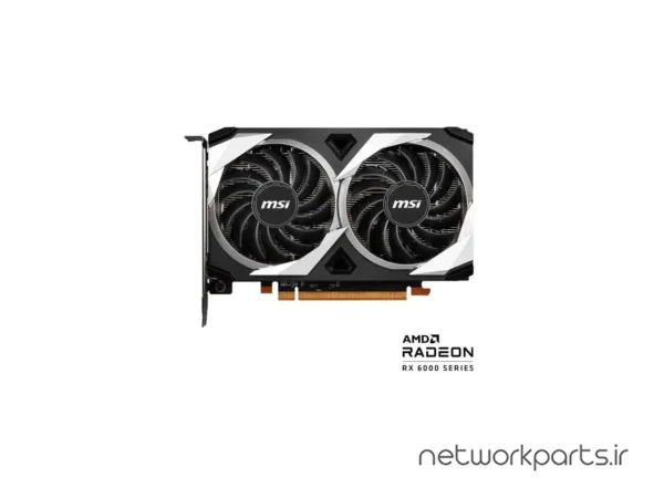 کارت گرافیکی ام اس آی (MSI) مدل RX6500-XT-MECH-2X-4G پردازنده گرافیکی Radeon-RX6500XT حافظه 4 گیگابایت نوع GDDR6