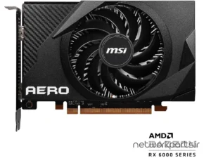 کارت گرافیکی ام اس آی (MSI) مدل RX6400-AERO-ITX-4G پردازنده گرافیکی Radeon-RX6400 حافظه 4 گیگابایت نوع GDDR6