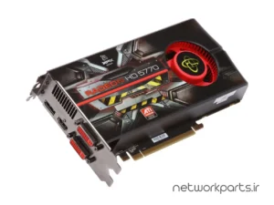 کارت گرافیکی ایکس اف ایکس (XFX) مدل HD-577A-ZNDC پردازنده گرافیکی Radeon-HD5770 حافظه 1 گیگابایت نوع GDDR5