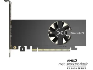 کارت گرافیکی ایکس اف ایکس (XFX) مدل RX64XL4SFG2 پردازنده گرافیکی Radeon-RX6400 حافظه 4 گیگابایت نوع GDDR6