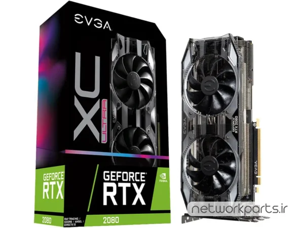 کارت گرافیکی ای وی جی ای (EVGA) مدل 08G-P4-2183-KR پردازنده گرافیکی GeForce-RTX2080 حافظه 8 گیگابایت نوع GDDR6