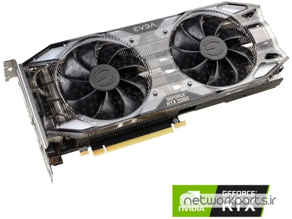کارت گرافیکی ای وی جی ای (EVGA) مدل 08G-P4-2182-KR پردازنده گرافیکی GeForce-RTX2080 حافظه 8 گیگابایت نوع GDDR6