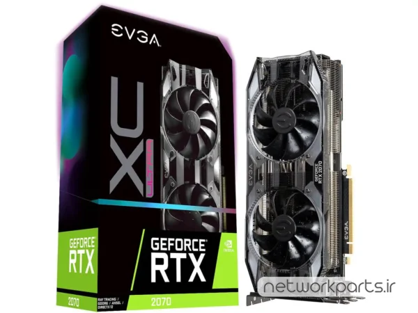 کارت گرافیکی ای وی جی ای (EVGA) مدل 08G-P4-2173-KR پردازنده گرافیکی GeForce-RTX2070 حافظه 8 گیگابایت نوع GDDR6