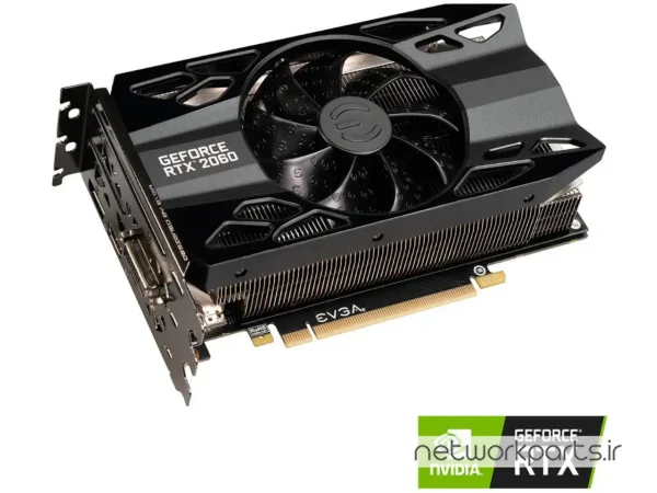 کارت گرافیکی ای وی جی ای (EVGA) مدل 06G-P4-2061-KR پردازنده گرافیکی GeForce-RTX2060 حافظه 6 گیگابایت نوع GDDR6