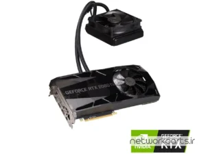 فروشگاه تجهیزات شبکه 6 کارت گرافیکی ای وی جی ای (EVGA) مدل 11G-P4-2484-KR پردازنده گرافیکی GeForce-RTX2080Ti حافظه 11 گیگابایت نوع GDDR6