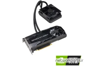 فروشگاه تجهیزات شبکه 2 کارت گرافیکی ای وی جی ای (EVGA) مدل 11G-P4-2384-KR پردازنده گرافیکی GeForce-RTX2080Ti حافظه 11 گیگابایت نوع GDDR6