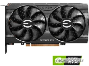 کارت گرافیکی ای وی جی ای (EVGA) مدل 12G-P5-3655-KR پردازنده گرافیکی GeForce-RTX3060 حافظه 12 گیگابایت نوع GDDR6