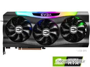 کارت گرافیکی ای وی جی ای (EVGA) مدل 12G-P5-4877-KL پردازنده گرافیکی GeForce-RTX3080 حافظه 12 گیگابایت نوع GDDR6X