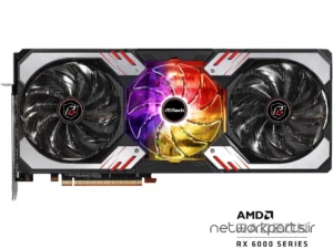 کارت گرافیکی ازراک (ASRock) مدل RX6800XT-PGD-16GO پردازنده گرافیکی Radeon-RX6800XT حافظه 16 گیگابایت نوع GDDR6