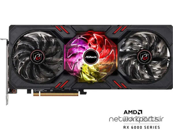 کارت گرافیکی ازراک (ASRock) مدل RX6600XT-PGD-8GO پردازنده گرافیکی Radeon-RX6600XT حافظه 8 گیگابایت نوع GDDR6