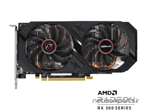 کارت گرافیکی ازراک (ASRock) مدل RX560-PGE-4G پردازنده گرافیکی Radeon-RX560 حافظه 4 گیگابایت نوع GDDR5
