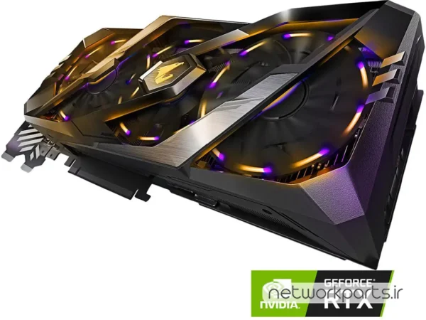 کارت گرافیکی گیگابایت (GIGABYTE) مدل GV-N2080AORUS-X-8GC پردازنده گرافیکی GeForce-RTX2080 حافظه 8 گیگابایت نوع GDDR6
