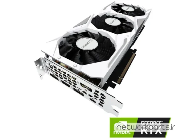 کارت گرافیکی گیگابایت (GIGABYTE) مدل GV-N2080GAMINGOC-WHITE-8GC پردازنده گرافیکی GeForce-RTX2080 حافظه 8 گیگابایت نوع GDDR6