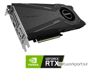 کارت گرافیکی گیگابایت (GIGABYTE) مدل GV-N208TTURBO-OC-11GC-V2 پردازنده گرافیکی GeForce-RTX2080Ti حافظه 11 گیگابایت نوع GDDR6