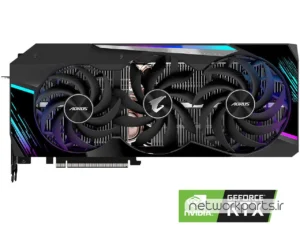 کارت گرافیکی گیگابایت (GIGABYTE) مدل GV-N3090AORUS-M-24GD پردازنده گرافیکی GeForce-RTX3090 حافظه 24 گیگابایت نوع GDDR6X