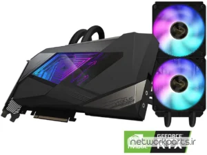 کارت گرافیکی گیگابایت (GIGABYTE) مدل GV-N3090AORUSX-W-24GD پردازنده گرافیکی GeForce-RTX3090 حافظه 24 گیگابایت نوع GDDR6X