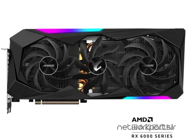 کارت گرافیکی گیگابایت (GIGABYTE) مدل GV-R68XTAORUS-M-16GC پردازنده گرافیکی Radeon-RX6800XT حافظه 16 گیگابایت نوع GDDR6