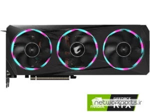 کارت گرافیکی گیگابایت (GIGABYTE) مدل GV-N3060AORUS-E-12GD-REV2.0 پردازنده گرافیکی GeForce-RTX3060 حافظه 12 گیگابایت نوع GDDR6