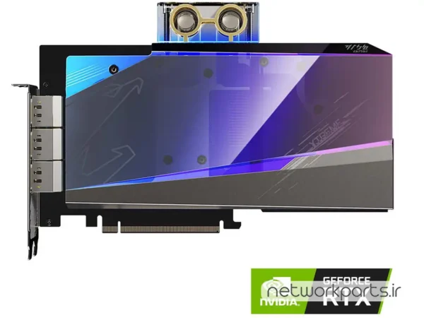 کارت گرافیکی گیگابایت (GIGABYTE) مدل GV-N3080AORUSX-WB-12GD پردازنده گرافیکی GeForce-RTX3080 حافظه 12 گیگابایت نوع GDDR6X