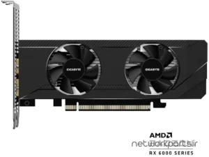 کارت گرافیکی گیگابایت (GIGABYTE) مدل GV-R64D6-4GL پردازنده گرافیکی Radeon-RX6400 حافظه 4 گیگابایت نوع GDDR6