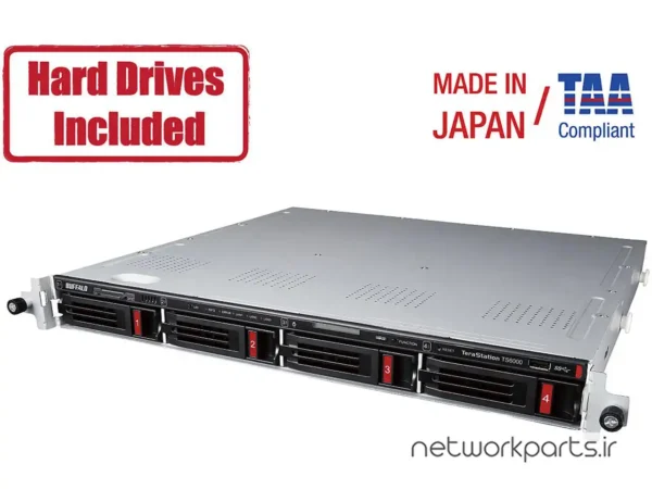 ذخیره ساز تحت شبکه (NAS) بوفالو (Buffalo) مدل 6400RN دارای 16TB هارد درایو و 8GB حافظه رم