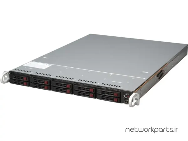 سرور رک (Rackmount) سوپرمایکرو (Supermicro) مدل SYS-1027R-N3RF سوکت پردازنده LGA2011 فرم فاکتور 1U