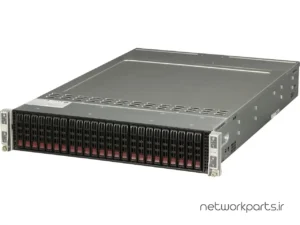 سرور رک (Rackmount) سوپرمایکرو (Supermicro) مدل SYS-2027TR-HTRF+ سوکت پردازنده LGA2011 فرم فاکتور 2U