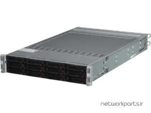 سرور رک (Rackmount) سوپرمایکرو (Supermicro) مدل SYS-6027TR-HTRF سوکت پردازنده LGA2011 فرم فاکتور 2U