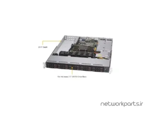سرور رک (Rackmount) سوپرمایکرو (Supermicro) مدل AS-1114S-WTRT سوکت پردازنده SP3 فرم فاکتور 1U