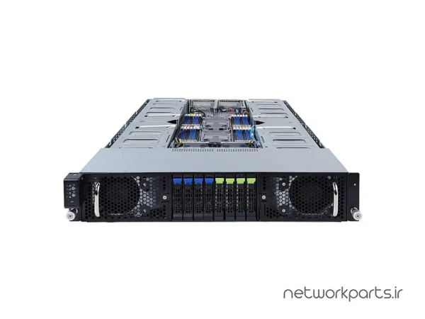 سرور رک (Rackmount) گیگابایت (GIGABYTE) مدل G292-280 سوکت پردازنده LGA4189 فرم فاکتور 2U