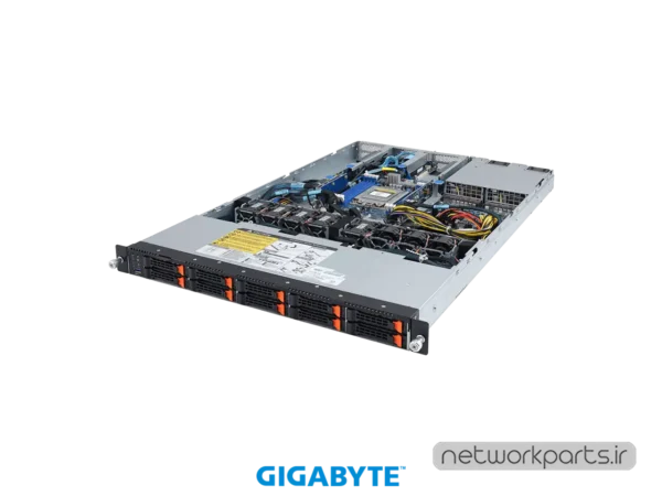 سرور رک (Rackmount) گیگابایت (GIGABYTE) مدل R162-Z10 سوکت پردازنده SP3 فرم فاکتور 1U
