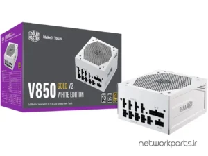 منبع تغذیه کولر مستر (Cooler Master) مدل V850-GOLD-V2-WHITE-EDITION کد MPY-850V-AGBAG-US