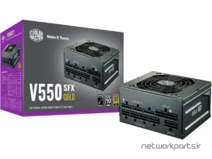 منبع تغذیه کولر مستر (Cooler Master) مدل V550-SFX-GOLD کد MPY-5501-SFHAGV-US
