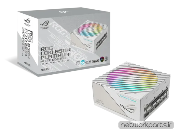 منبع تغذیه ایسوس (ASUS) مدل ROG-LOKI-850P-SFX-L-WHITE-GAMING