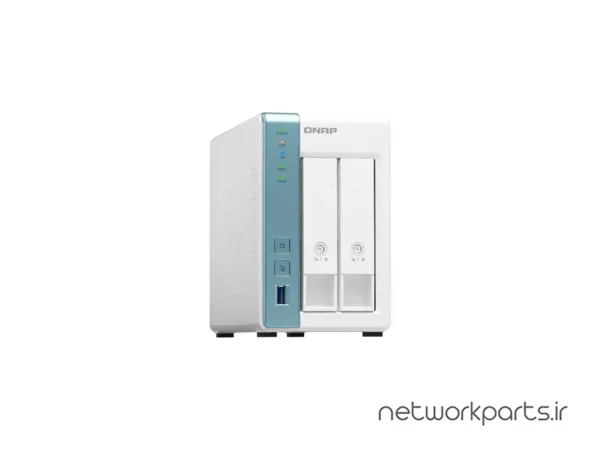 ذخیره ساز تحت شبکه (NAS) کیونپ (Qnap) مدل TS-231P3-2G-US بدون هارد درایو دارای 2GB حافظه رم