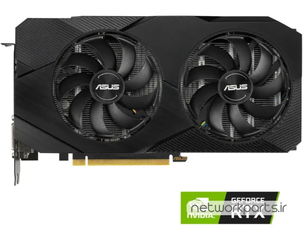 کارت گرافیکی ایسوس (ASUS) مدل DUAL-RTX2060-EVO پردازنده گرافیکی GeForce-RTX2060 حافظه 6 گیگابایت نوع GDDR6