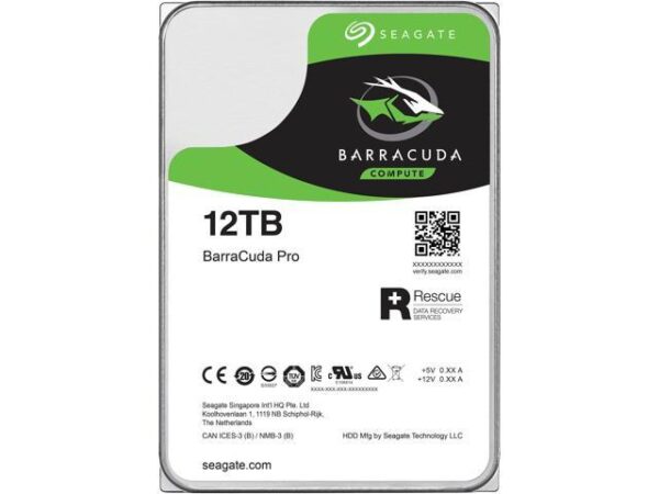 هارد دیسک درایو اینترنال سیگست (Seagate) مدل ST12000DM001 ظرفیت 12 ترابایت سرعت 7200RPM رابط SATA